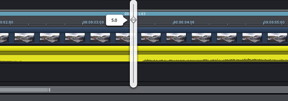 Dubbing: Volume slider Dubbing: Increase volume