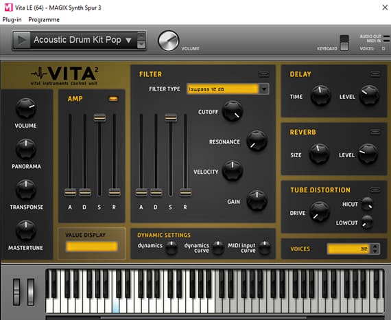 Vita LE Screenshot of Music Maker's in-app Sampler "Vita LE"