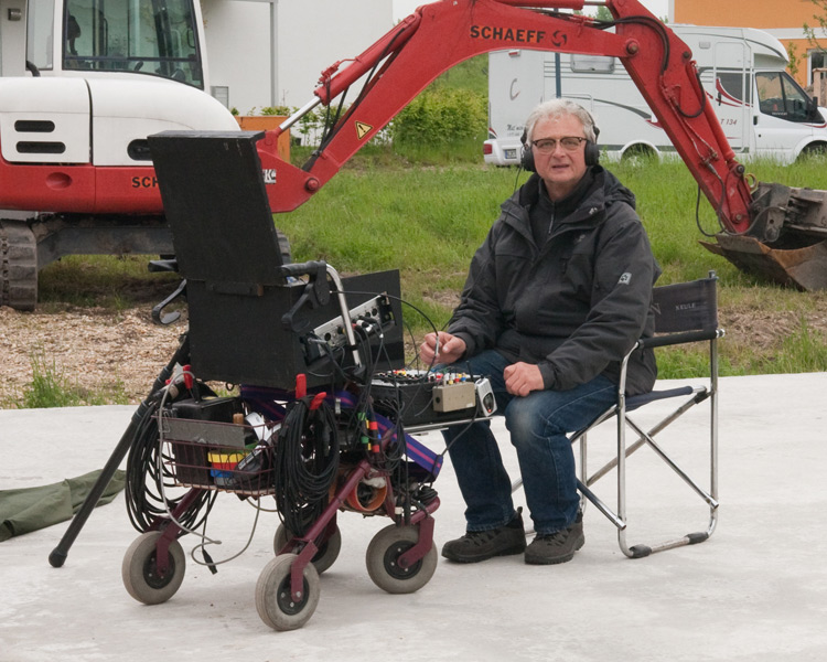 Andreas Kaufmann while working outside