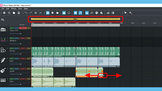 8 bar loop sequence bars long loop sequence