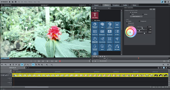 Removing tint Color correction