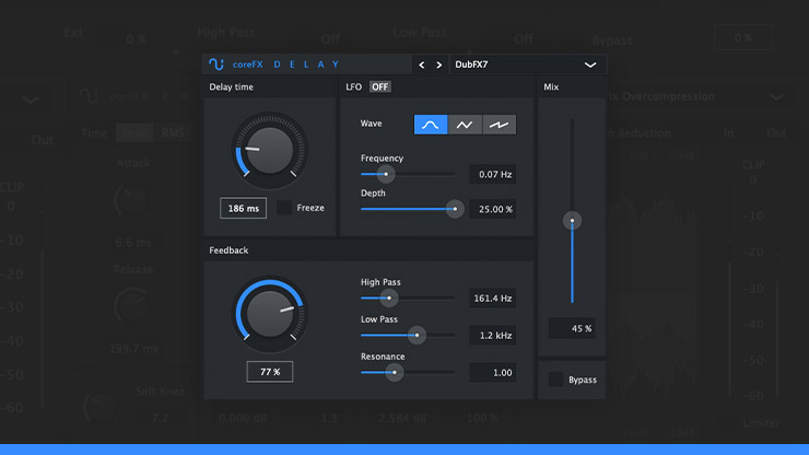 coreFX Delay coreFX Delay