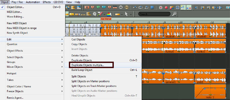 duplicate multiple objects