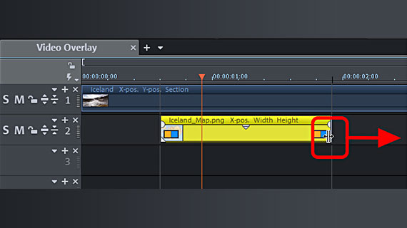 Making a video overlay longer Video overlay: Set length of fade-in