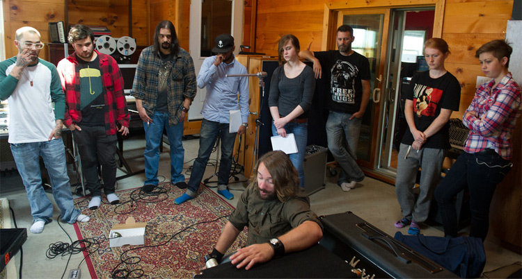 the working team at Siegfried Meiers studio