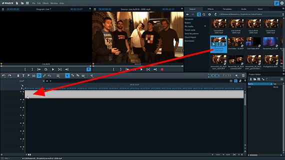 Preview + drag and drop Import music videos