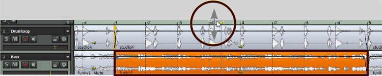 zooming in and out of the project