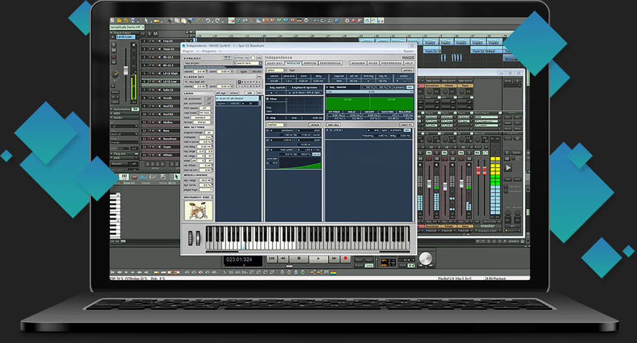 Virtual effects rack for even more momentum for your sound. Virtual effects rack for even more momentum for your sound.