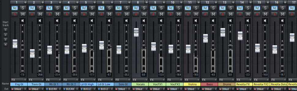 new interface in Samplitude in carbon-sytle look