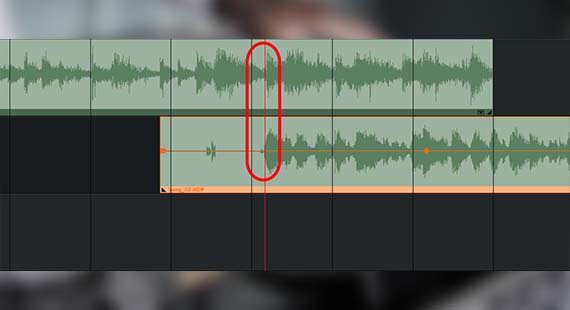 Synchronize waveforms Laying beats on top of each other based on the waveforms