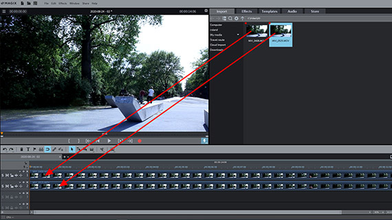 3D video import Loading 3D videos per drag & drop
