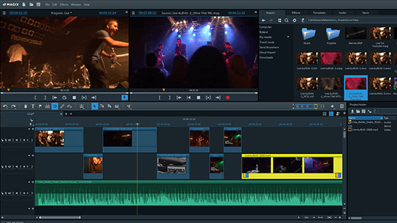 Manual editing Make music videos