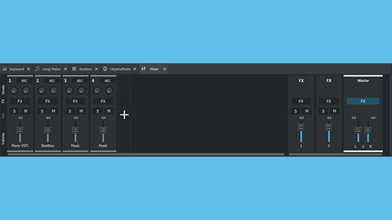 Object effects Apply effects to selected objects