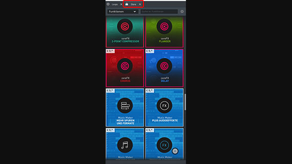 Purchase additional module in the store "More tracks and formats" expansion package
