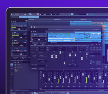 DAW Samplitude Pro X DAW User Interface