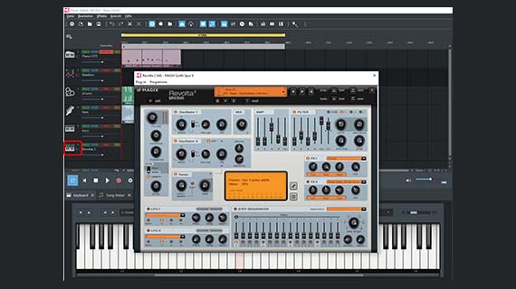 Open the Revolta user interface Open additional software instruments via the instrument icon in the track header