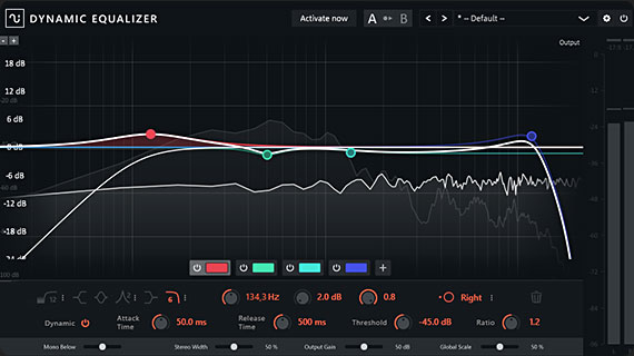 Shape your own unique sound with dynamicEQ Shape your own unique sound with dynamicEQ