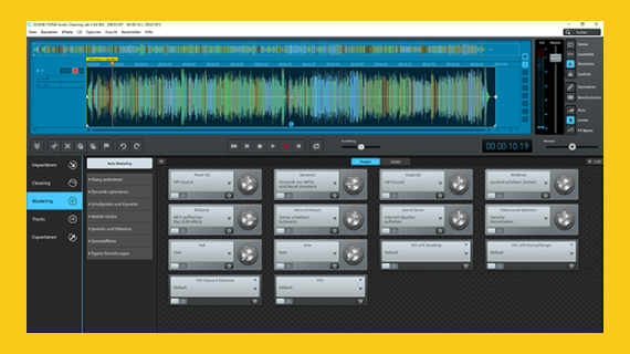 Mastering FX SOUND FORGE Audio Cleaning Lab - Mastering tab