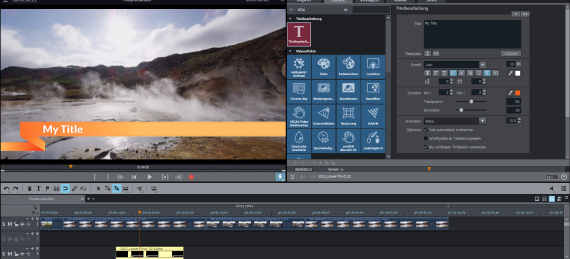 Title editing Title editor