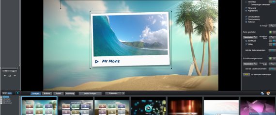 DVD burner interface with menu design DVD burner interface with menu design