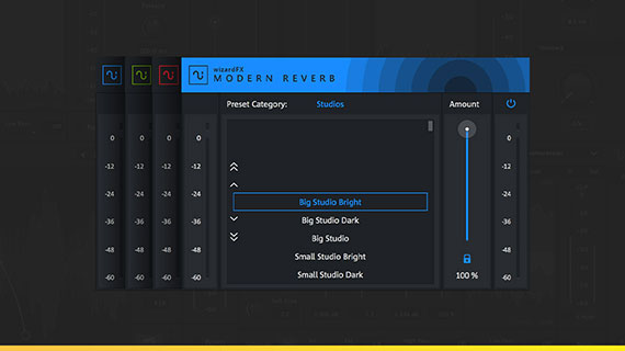 Professional effects plug-ins modulation
