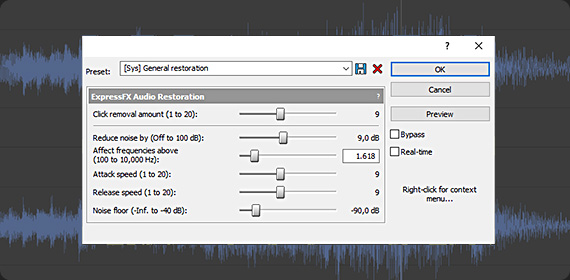 Audio restoration Audio restoration