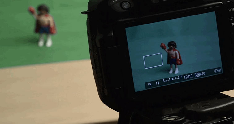 Take a series of photos Stop-motion video