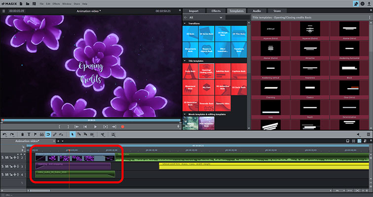 Animated video intro Template for animated video