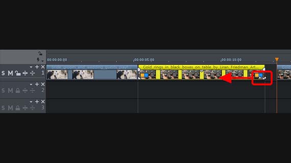 Cutting & shortening wedding videos Trim the cut-edge wedding video