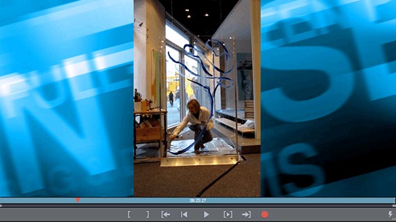 Vertical video with background photo Rotating a video with border effects