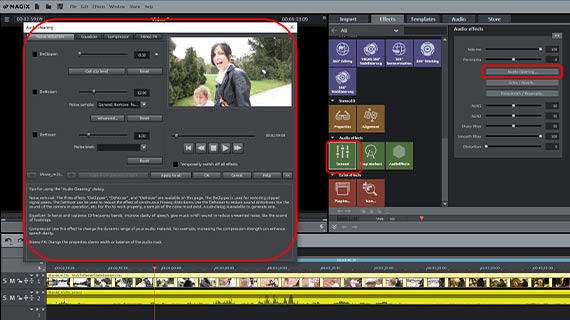 Noise Reduction How to make video quality better with audio effects