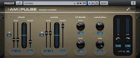 Transient designer: am|pulse Transient designer: am|pulse