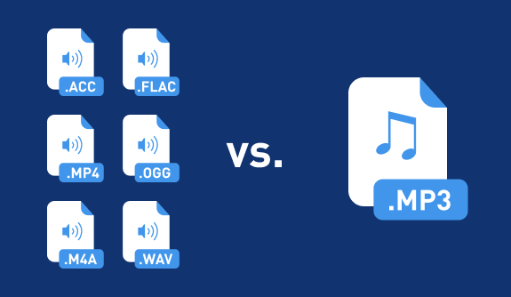 The difference between MP3 and other audio formats The difference between MP3 and other audio formats