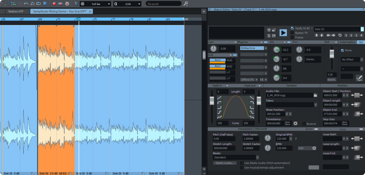 Object-based editing