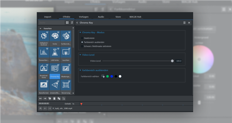 MAGIX Chroma Key MAGIX Chroma Key